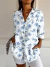 Floral Regular Fit Casual Cotton Shirt