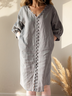 Cotton And Linen Linen Dress