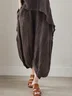 Casual Animal  linen-cotton Pant