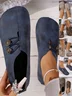 New Soft Leather Flat Casual Shoes For Women In Summer, Simple And Fashionable Large Size Women's Shoes