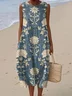Cotton Regular Fit Vacation Dress With No