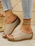 Leather Vintage Plain Sandal