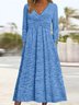 Cotton Casual Regular Fit Dress With No
