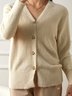 V Neck Casual Sweater
