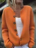Casual Stand Collar Halloween Cardigan