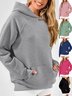 Hoodie Loose Simple Fashion Striped Hooded Loose Long-sleeved Sweatshirt
