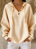 Loose Plain Simple Hoodie