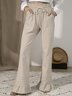 Ladies Casual Straight Pants