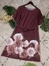 Casual Floral Cotton Short Sleeve Weaving Dress